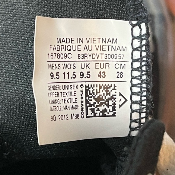 Converse Chuck Taylor All Star CX Black & Wild Mango Men's Size 9.5 167809C - Picture 9 of 9